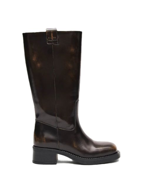 Sajan Stivali in pelle marrone effetto vintage Alohas Alohas | S100550-02SAJAN BROWNLEATHER BOOTS